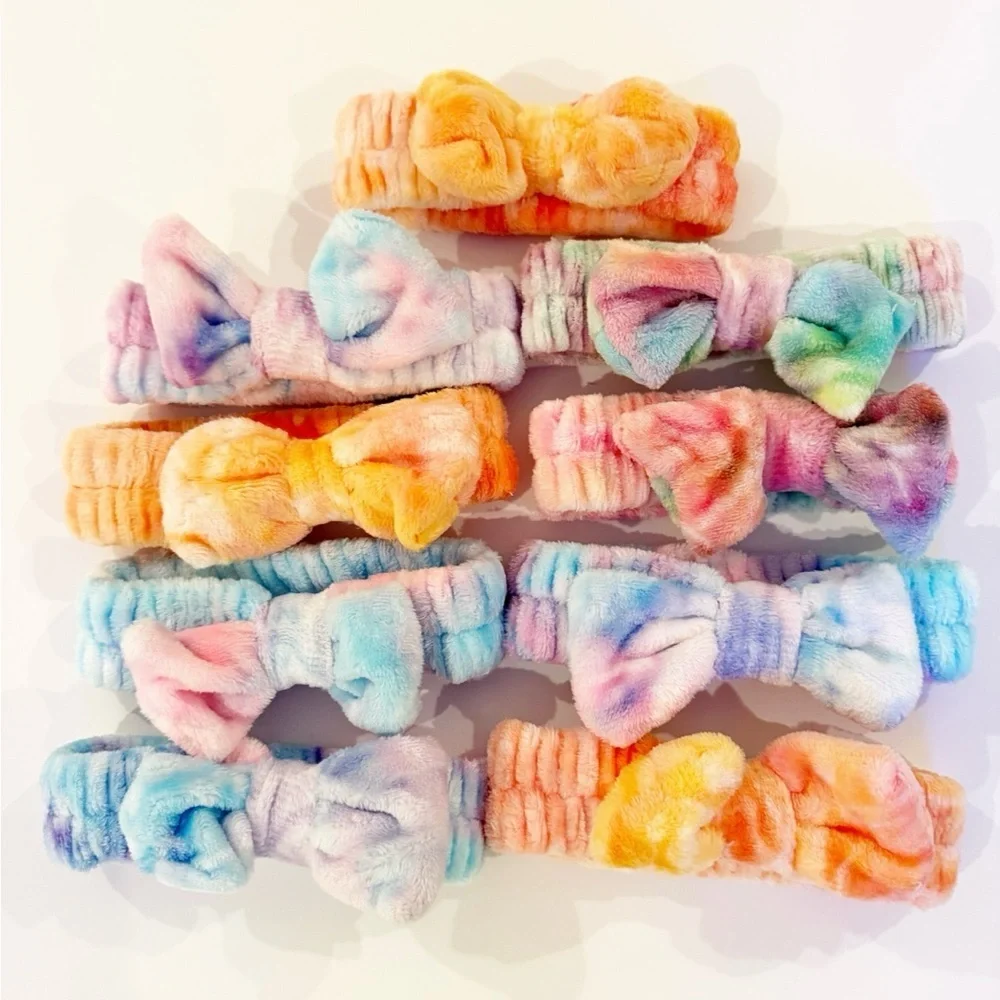 Multi-Colored Spa Headband Bulk